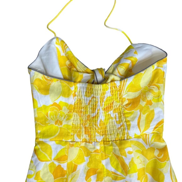 Yellow Floral Jumpsuit - Picture 13 of 16